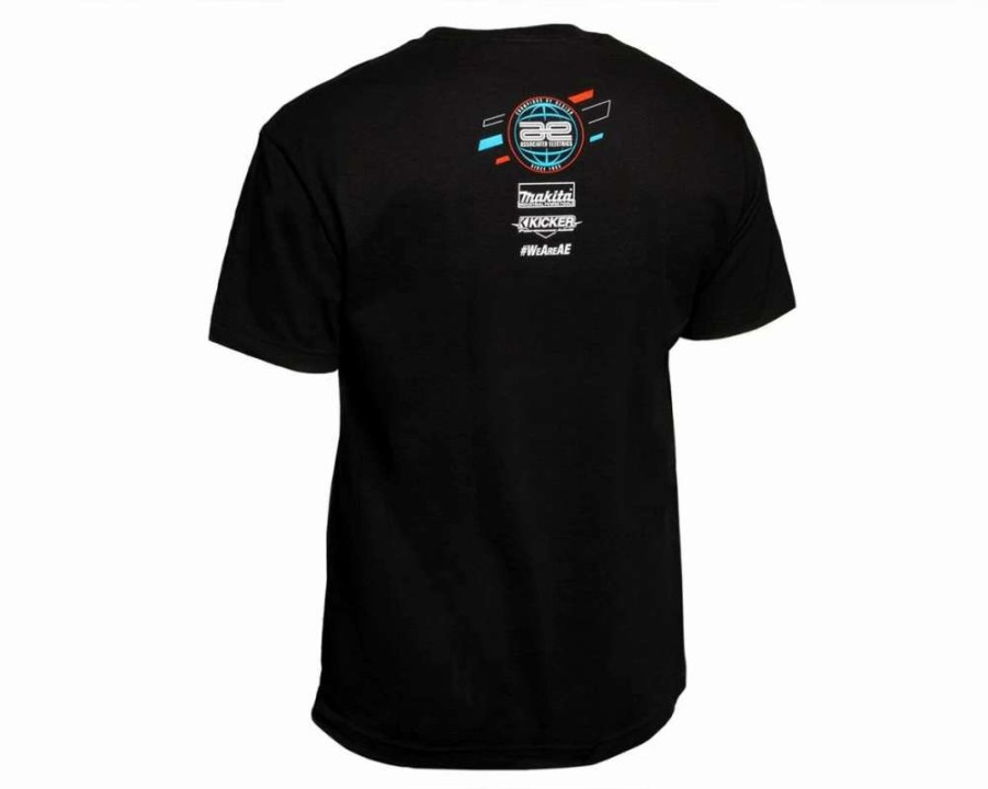 T-Shirts * | Team Associated Wc21 T-Shirt (Black) (M)