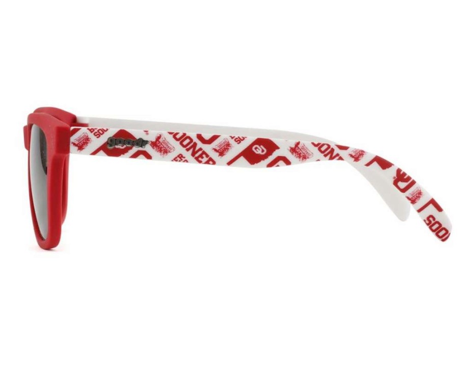 Sunglasses * | Goodr Og Collegiate Sunglasses (Boomer Sooner Specs) (Limited Edition)