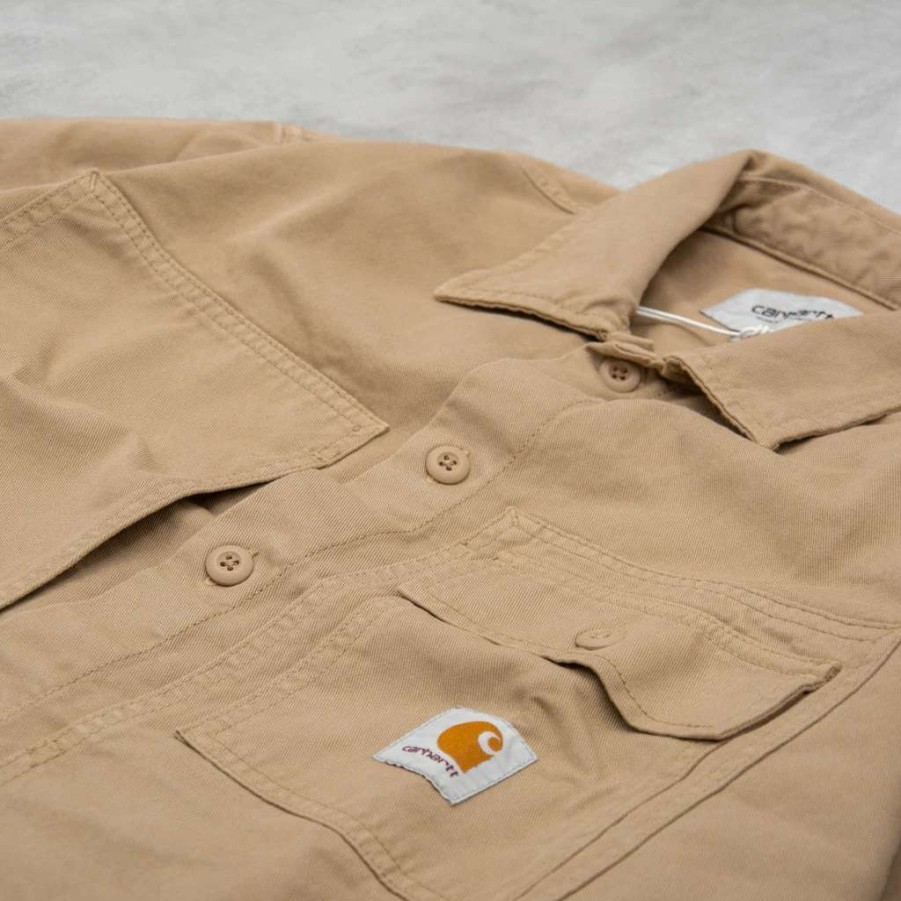 Shirts * | Carhartt Wip Charter Shirt Ammonite