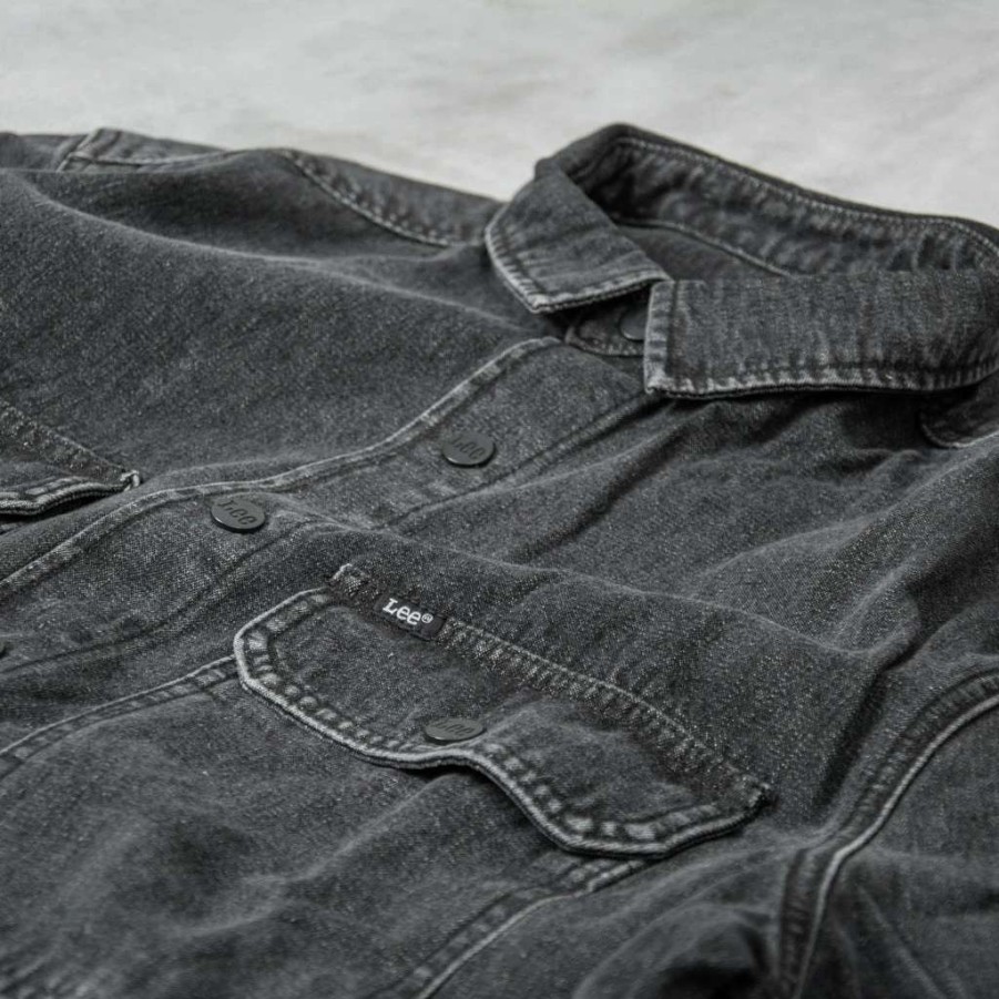 Shirts * | Lee Workwear Overshirt Grey Lush