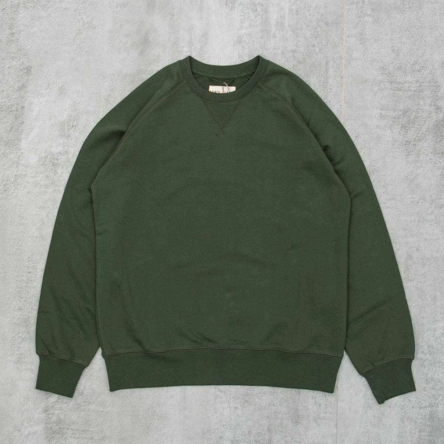 Sweats & Hoods * | Uskees 7005 Sweatshirt Vine Green