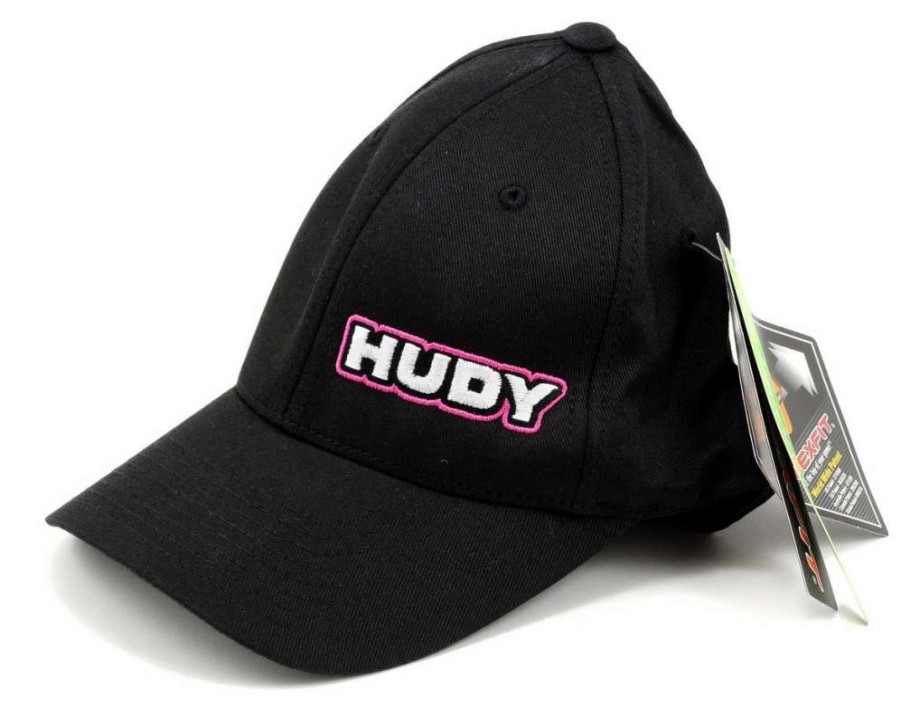 Hats * | Hudy Flexfit Baseball Cap (Black) (S/M)