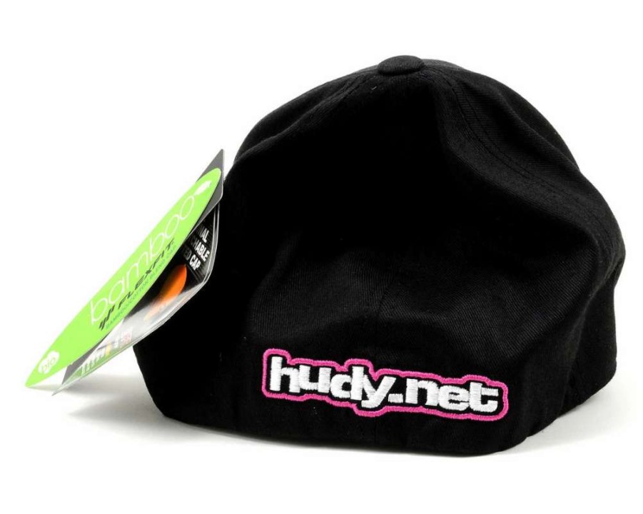 Hats * | Hudy Flexfit Baseball Cap (Black) (S/M)