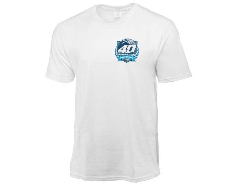 T-Shirts * | Pro-Line 40Th Anniversary T-Shirt (White) (L)