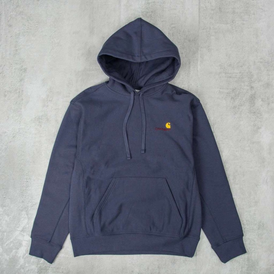 Sweats & Hoods * | Carhartt Wip American Script Hooded Sweat Enzian