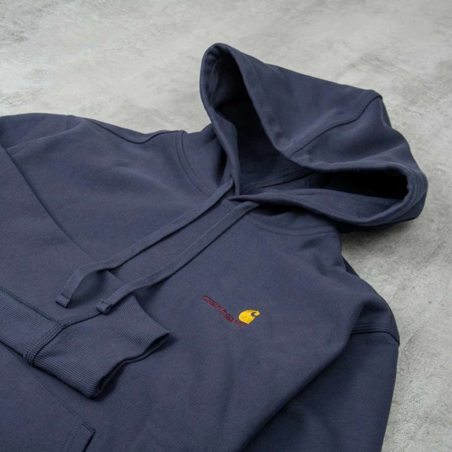 Sweats & Hoods * | Carhartt Wip American Script Hooded Sweat Enzian