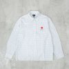 Shirts * | Edwin Red Dot L/S Shirt Azure Blue