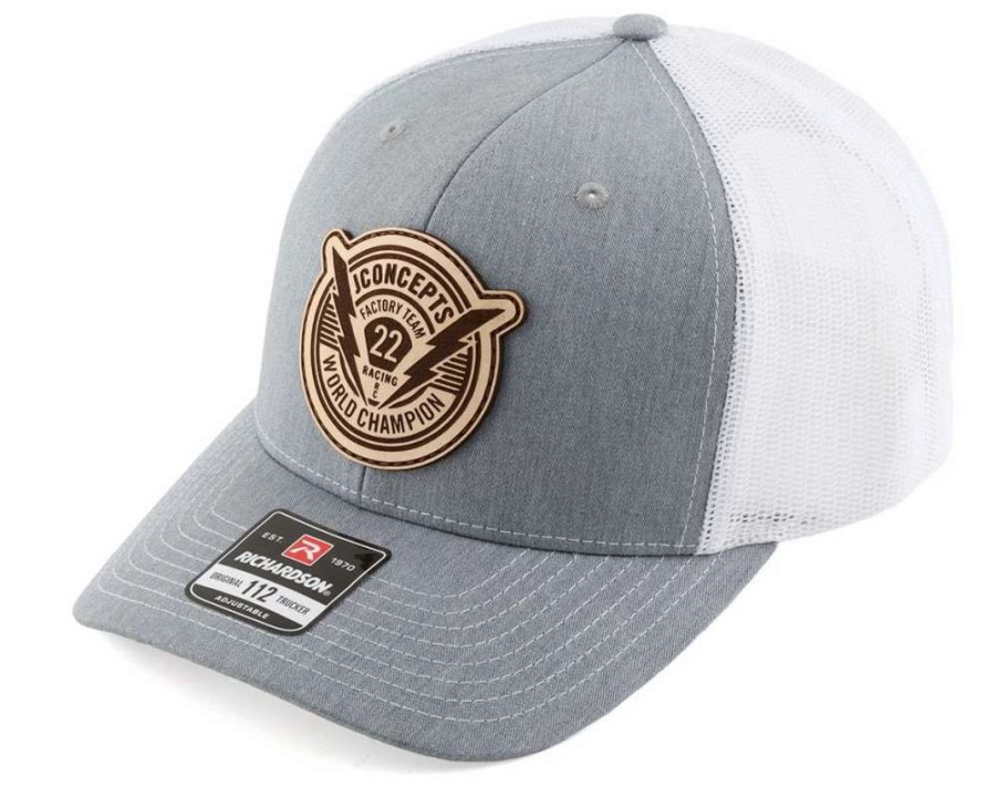 Hats * | Jconcepts Forward Pursuit 2022 Snapback Round Bill Hat (Grey/White) (One Size Fits Most)