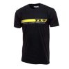 T-Shirts * | Team Losi Racing Stripe T-Shirt (Black) (M)