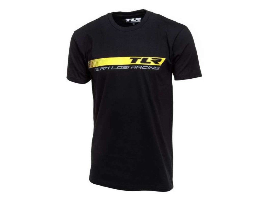 T-Shirts * | Team Losi Racing Stripe T-Shirt (Black) (M)