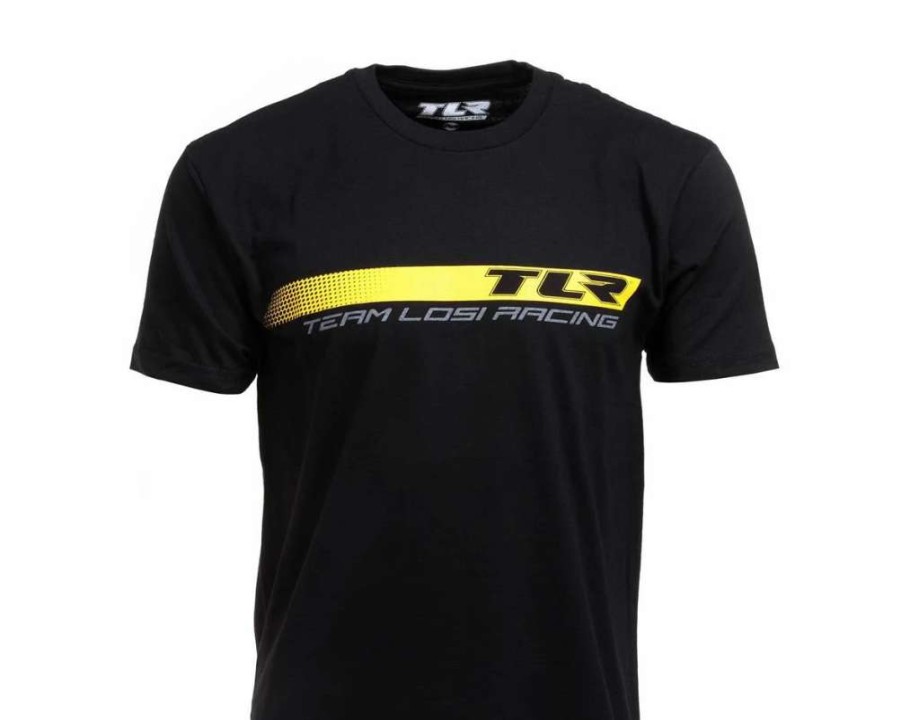 T-Shirts * | Team Losi Racing Stripe T-Shirt (Black) (M)