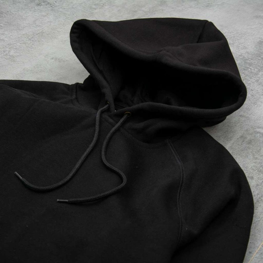 Sweats & Hoods * | Carhartt Wip Hooded Chase Sweatshirt Black / Gold