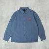 Shirts * | Edwin Red Dot Poplin Shirt Bering Sea