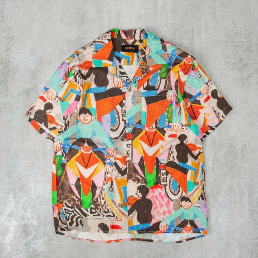 Shirts * | Deus Ex Machina Vespacific Shirt Multi