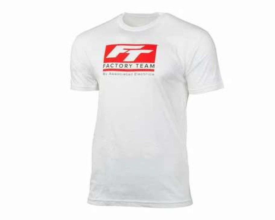 T-Shirts * | Team Associated Factory Team T-Shirt (White) (L)