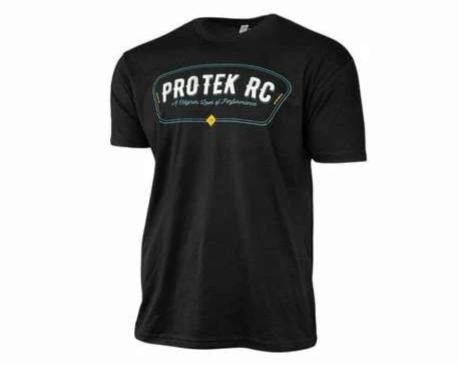 T-Shirts * | Protek Rc Short Sleeve T-Shirt (Black) (S)