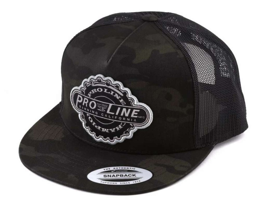 Hats * | Pro-Line Manufactured Trucker Snapback Hat (Dark Camo) (One Size Fits Most)