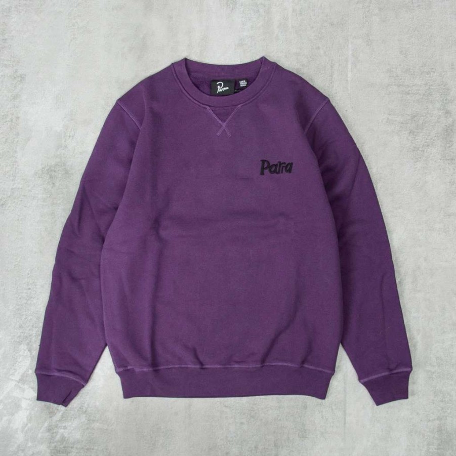 Sweats & Hoods * | By Parra Rushed Sugar Crew Sweatshirt Purple