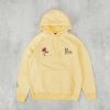 Sweats & Hoods * | By Parra The Secret Garden Hooded Sweat Pale Yellow