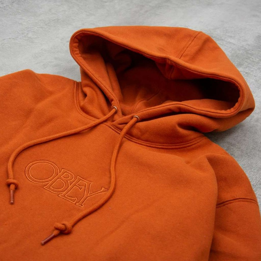 Sweats & Hoods * | Obey Mini Regal Hood Ginger