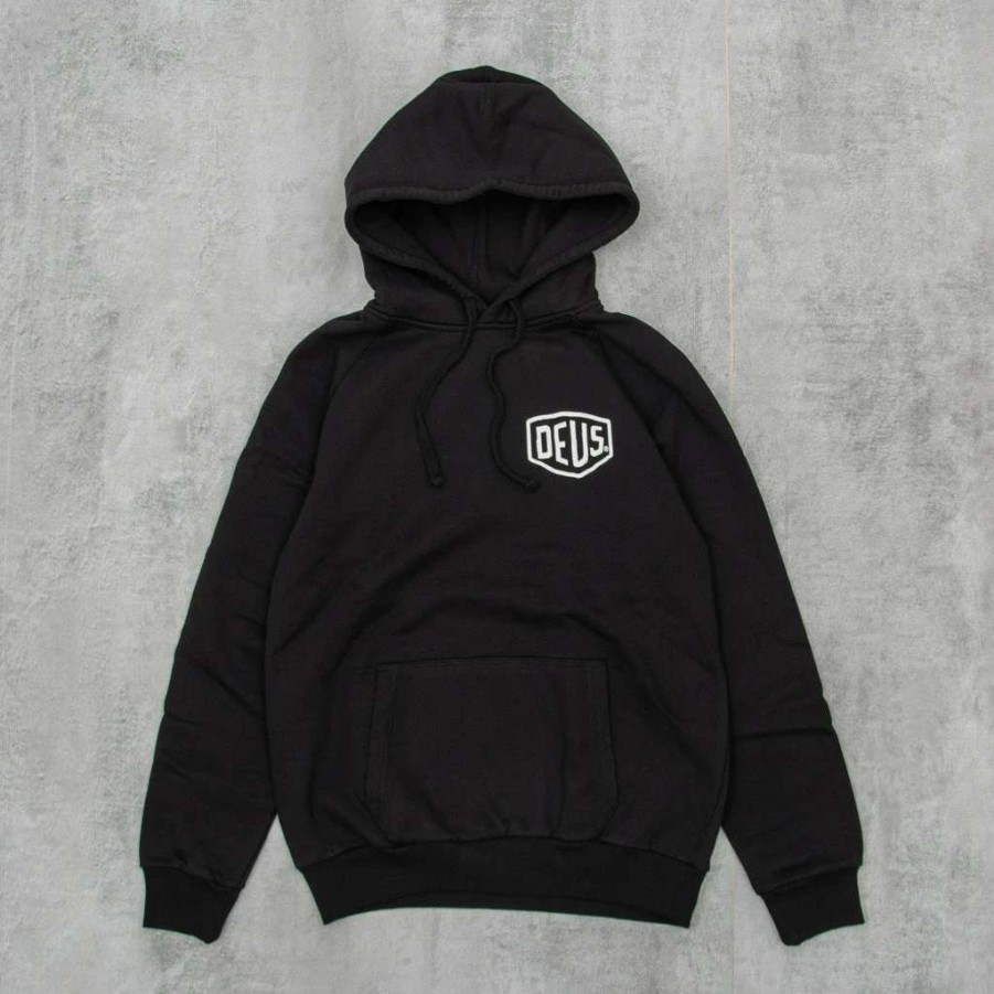 Sweats & Hoods * | Deus Ex Machina Amsterdam Address Hoody Black