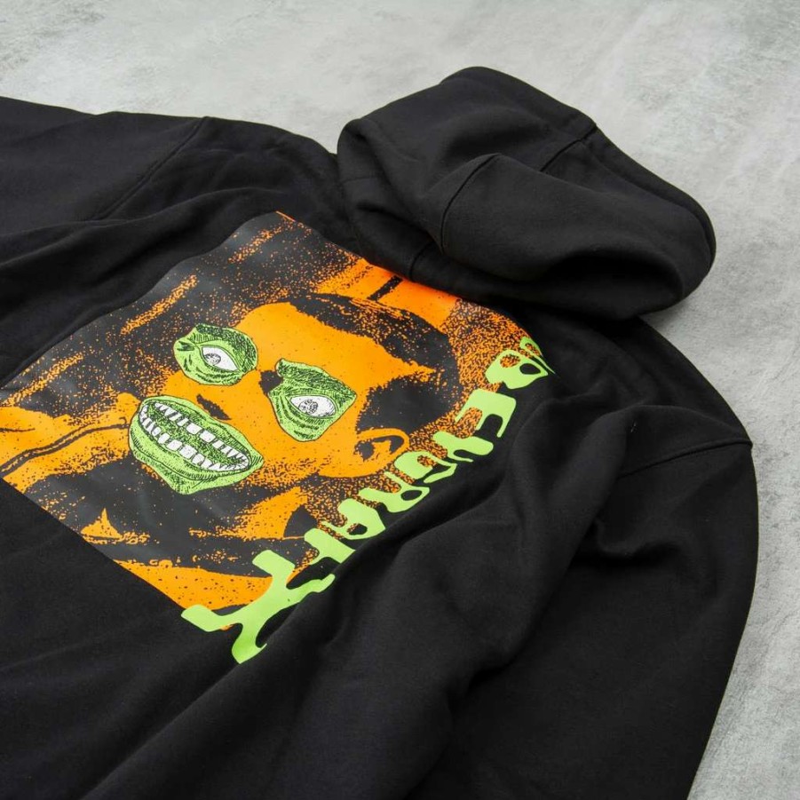 Sweats & Hoods * | Obey Grafx Hood Black