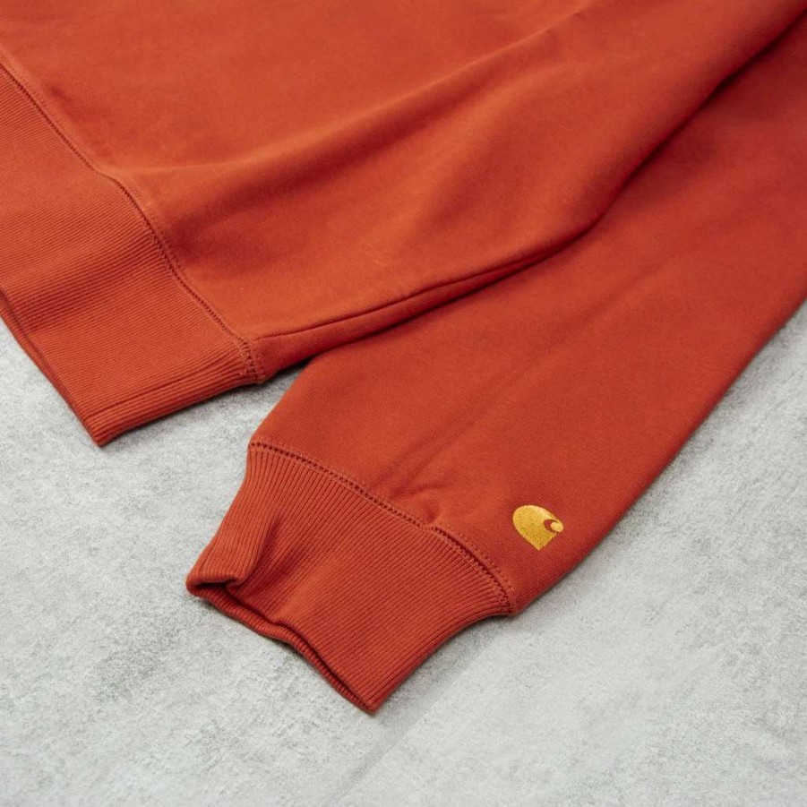 Sweats & Hoods * | Carhartt Wip Chase Sweatshirt Phoenix / Gold