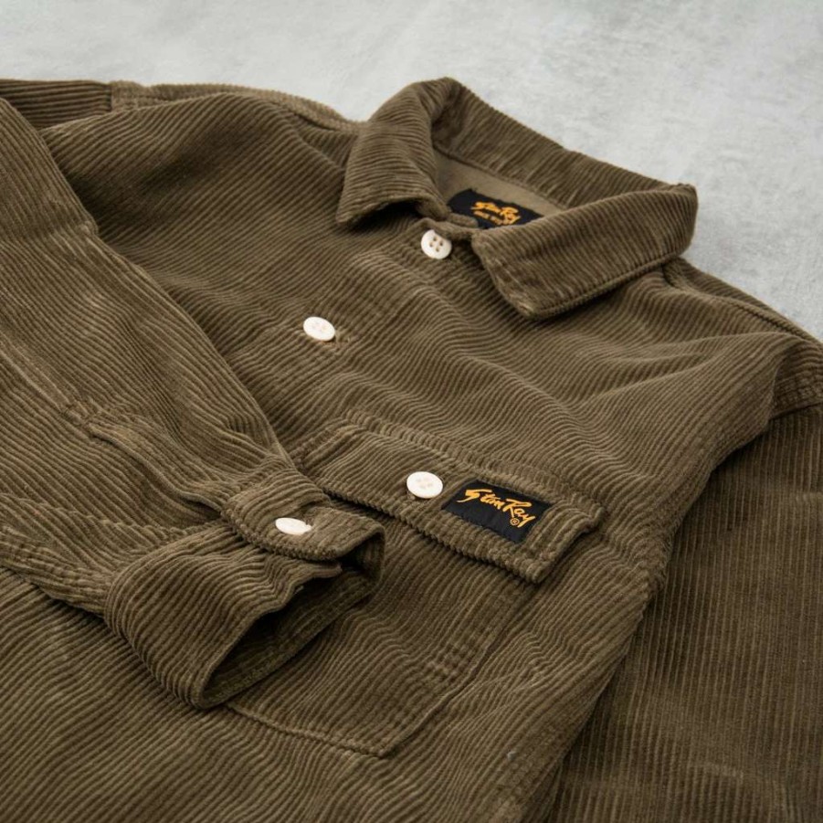 Shirts * | Stan Ray Cpo Shirt Olive Cord