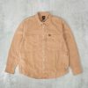 Shirts * | Lee Seasonal Corduroy Overshirt Caramel