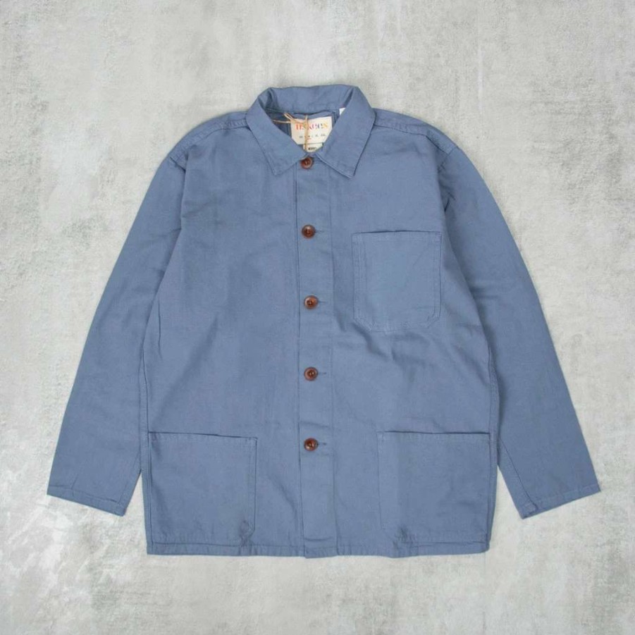 Shirts * | Uskees 3001 Button Overshirt Teal