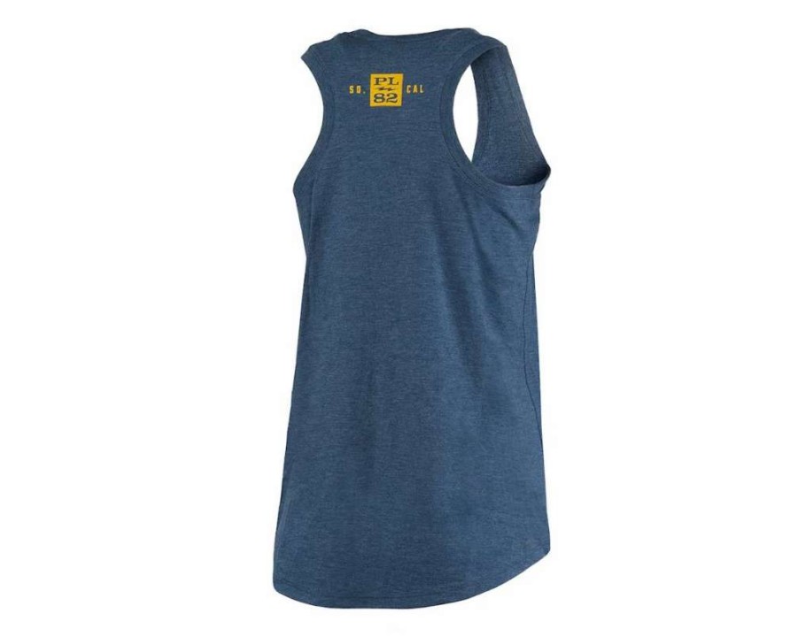 T-Shirts * | Pro-Line Retro Racerback Ladies Tank Top (Blue Heather) (L)