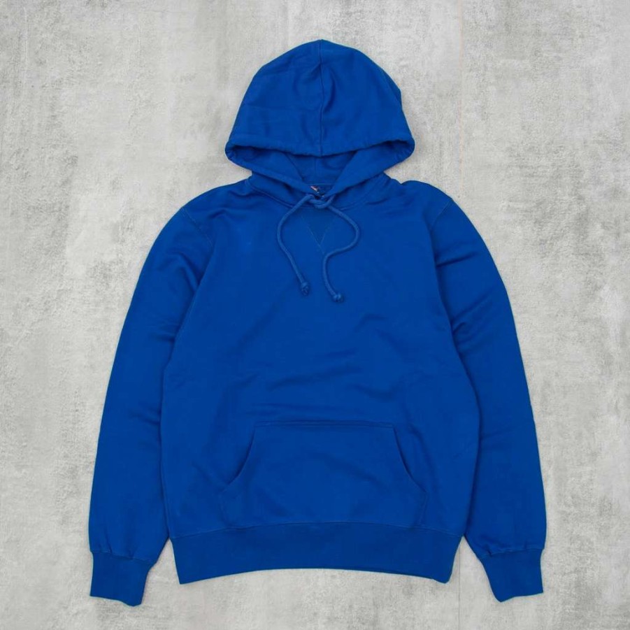 Sweats & Hoods * | Uskees 7004 Hooded Sweatshirt Ultra Blue