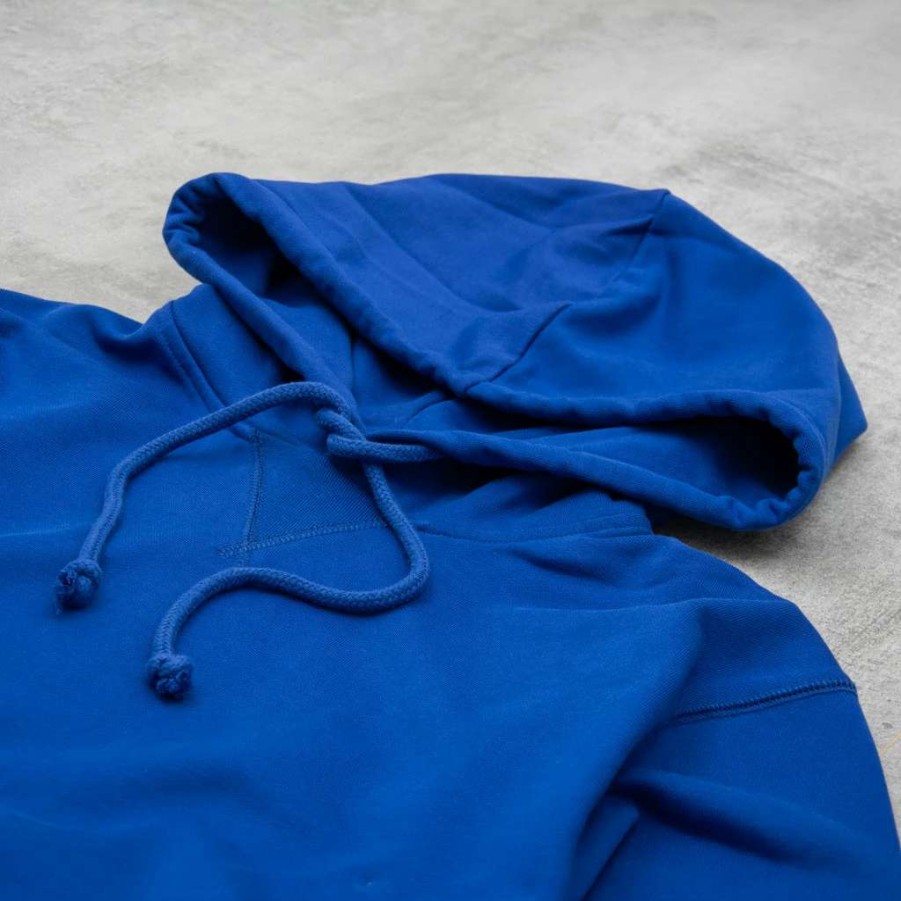 Sweats & Hoods * | Uskees 7004 Hooded Sweatshirt Ultra Blue