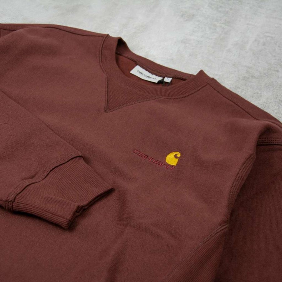 Sweats & Hoods * | Carhartt Wip American Script Sweat Ale