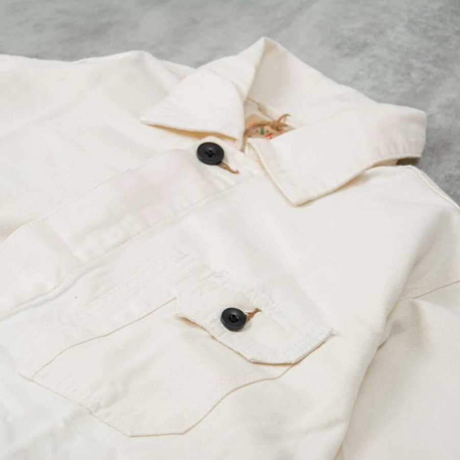 Shirts * | Uskees 3011 Overshirt Cream