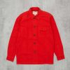 Shirts * | Uskees 3003 Button Single Pocket Shirt Bright Red