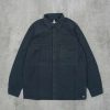 Shirts * | Edwin Big Shirt Rip Stop French Navy