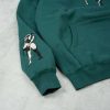 Sweats & Hoods * | By Parra Life Experience Half Zip Sweat Pine Green