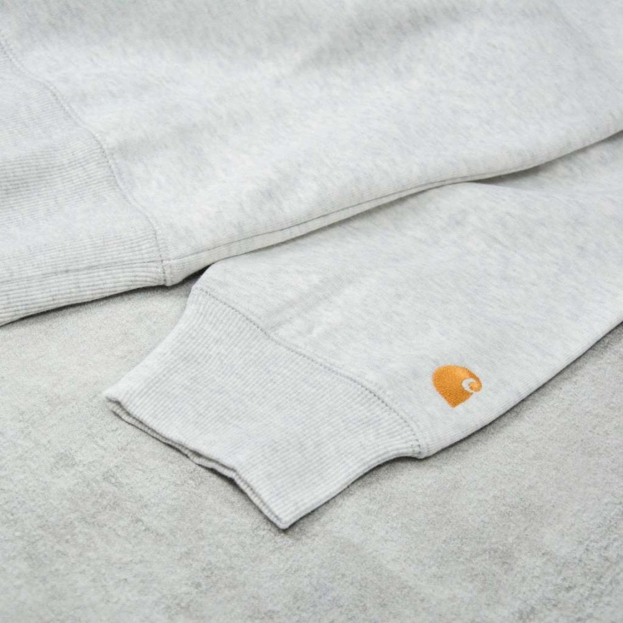 Sweats & Hoods * | Carhartt Wip Chase Sweatshirt Ash Heather