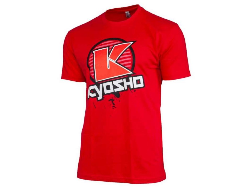 T-Shirts * | Kyosho "K Circle" Short Sleeve T-Shirt (Red) (2Xl)