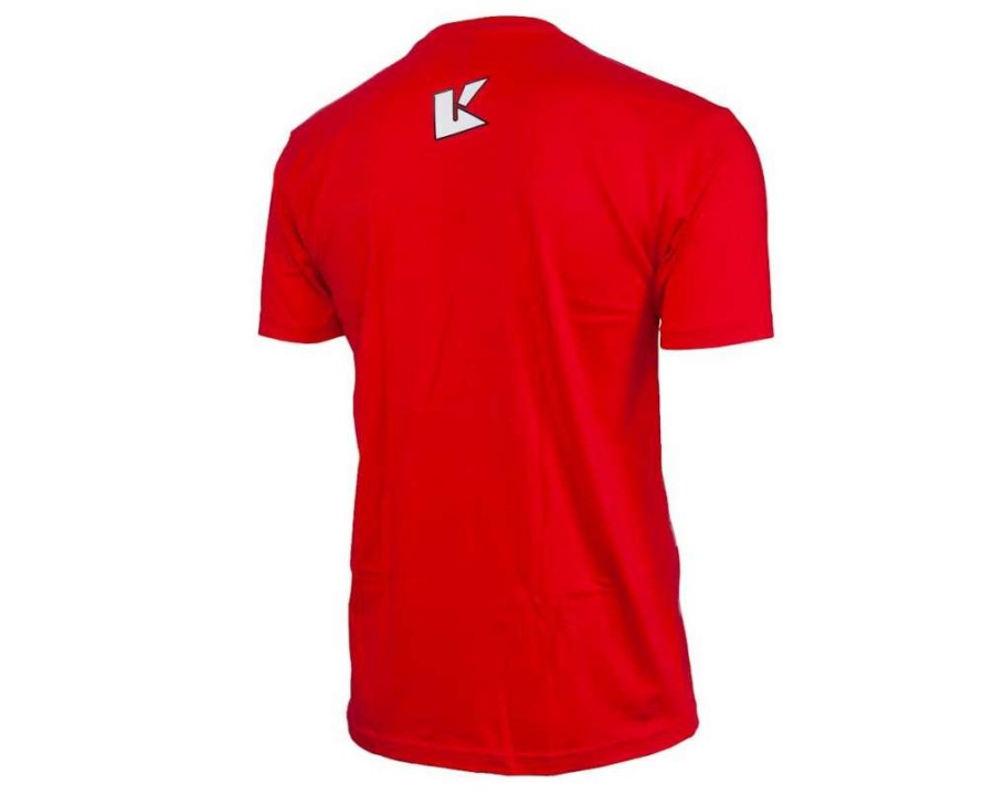 T-Shirts * | Kyosho "K Circle" Short Sleeve T-Shirt (Red) (2Xl)