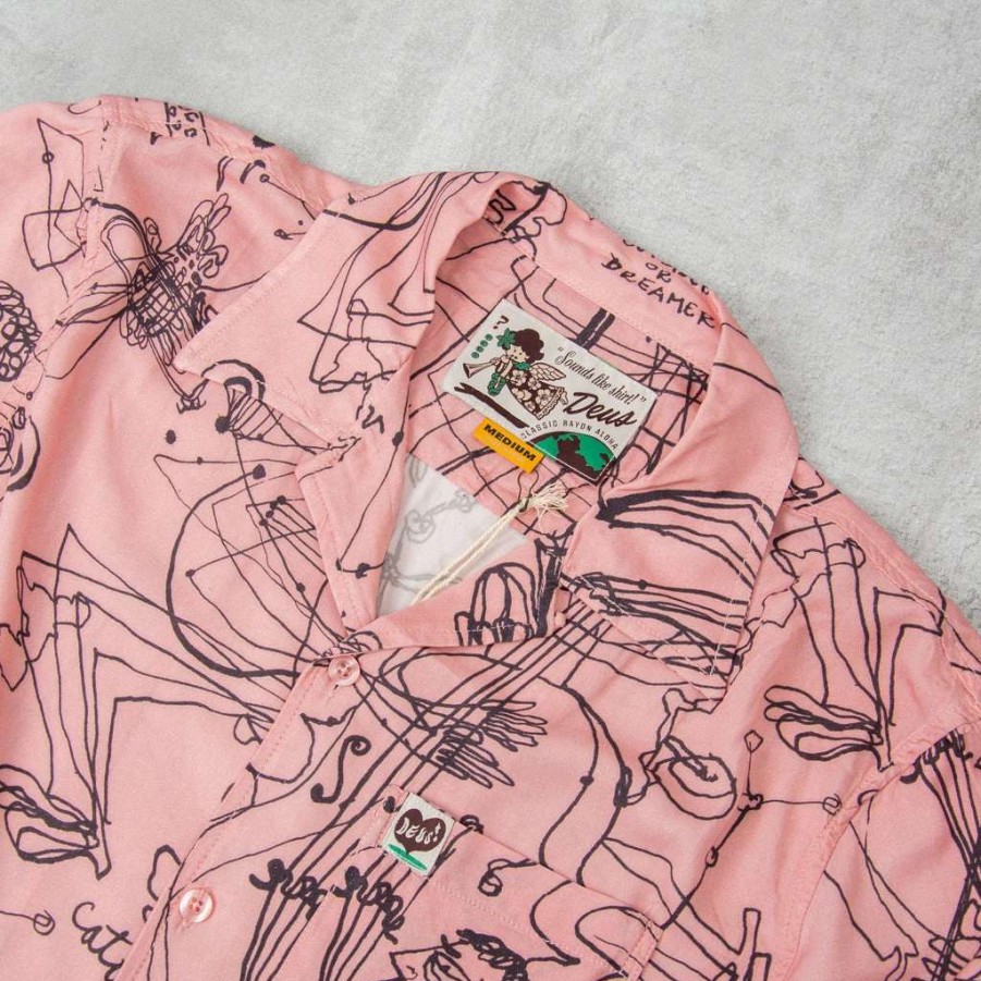 Shirts * | Deus Ex Machina R.G. Cato Shirt Zephyr Pink