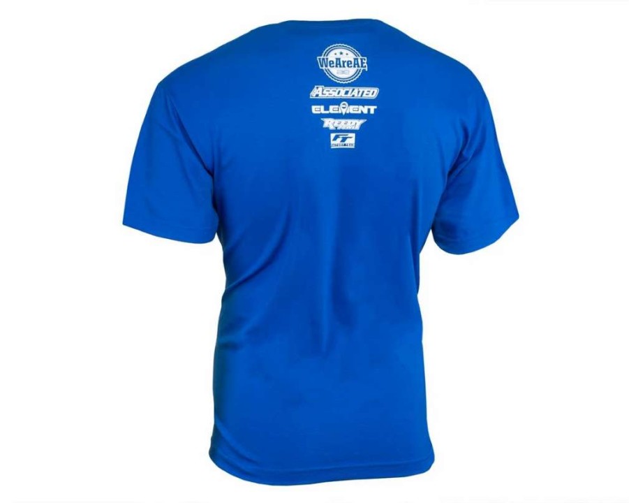 T-Shirts * | Team Associated Logo T-Shirt (Blue) (M)